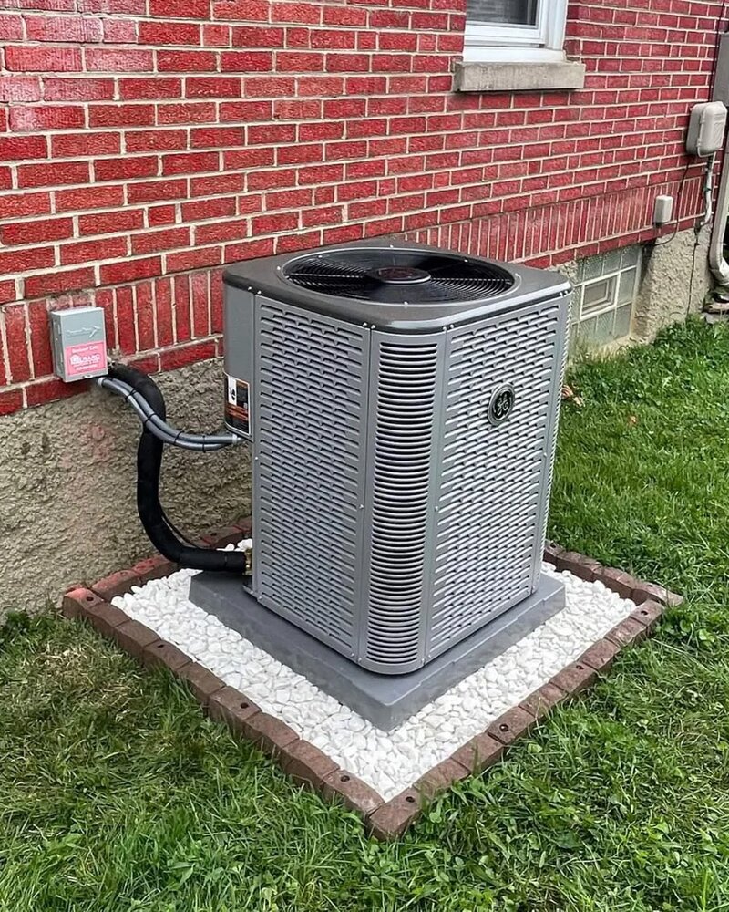 Carrier central air conditioner condenser installed by Kanata HVAC